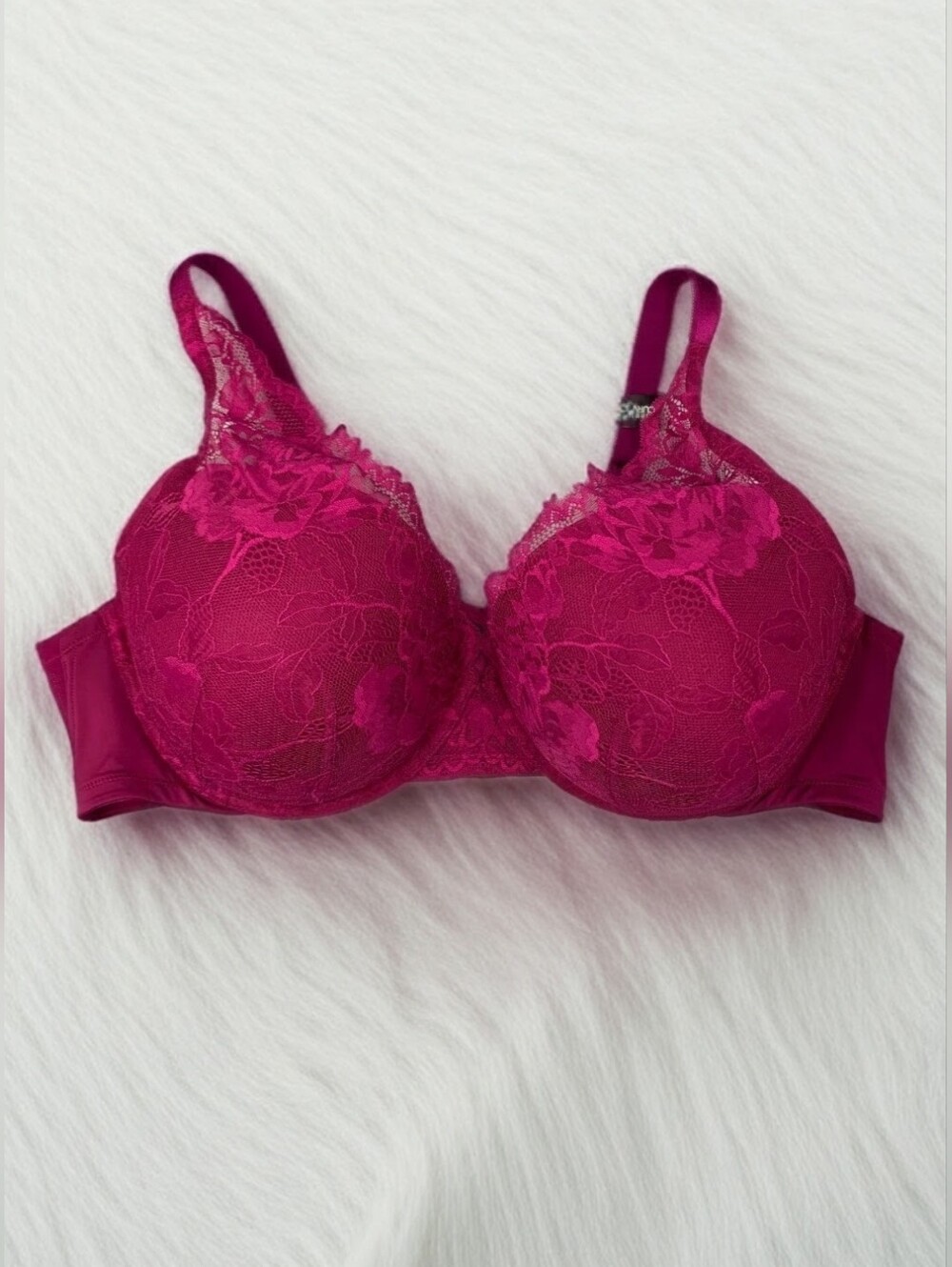Torrid XO Plunge Lace Push Up Bra Magenta Pink 38DD $60